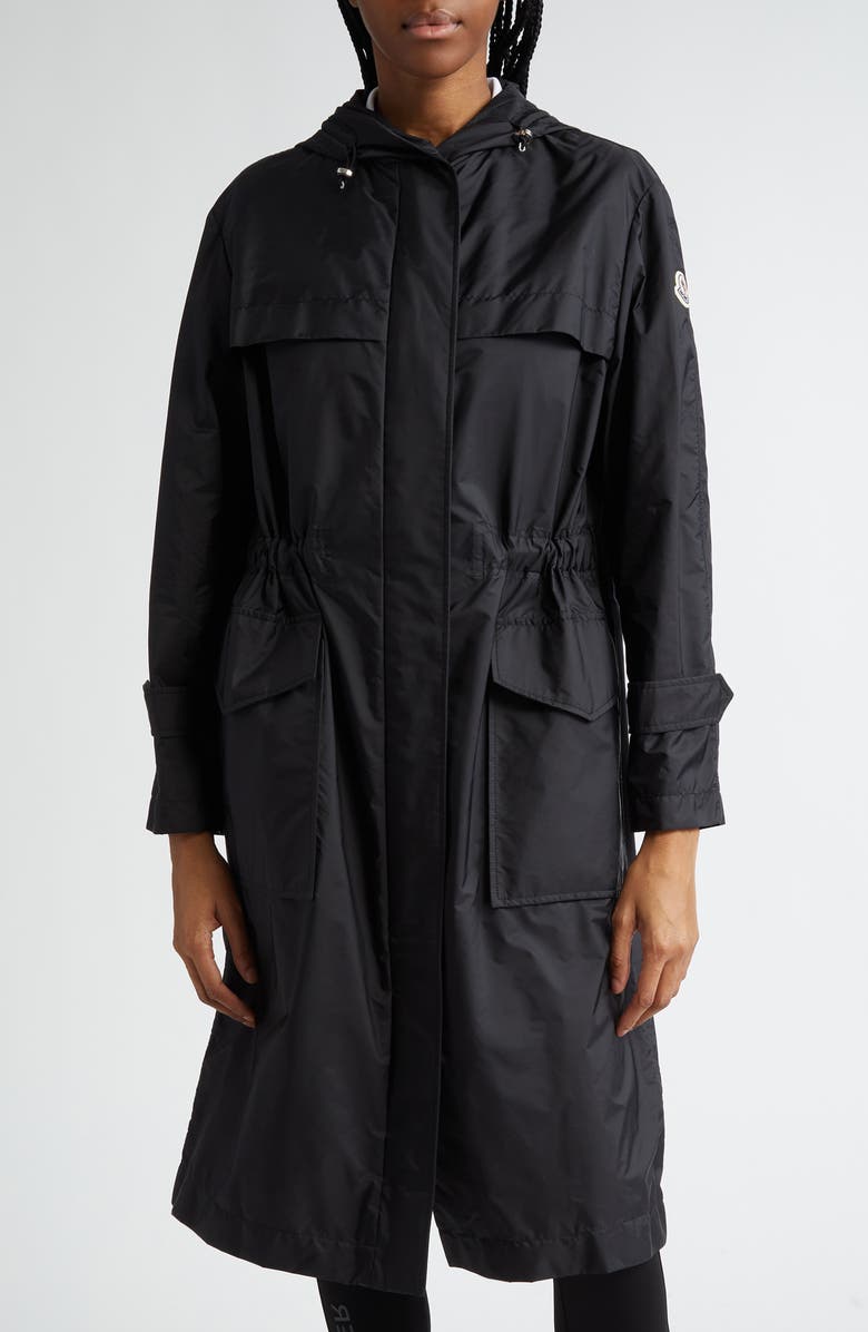 Moncler Hiengu Water Repellent Nylon Raincoat, Main, color, 