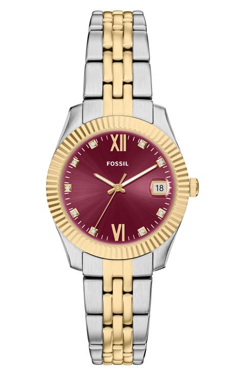 Scarlette Two-Tone Bracelet Watch, 32mm