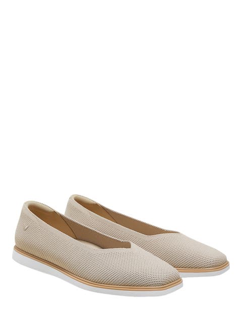 Square-Toe All-Day Standing Flats (Mabel)