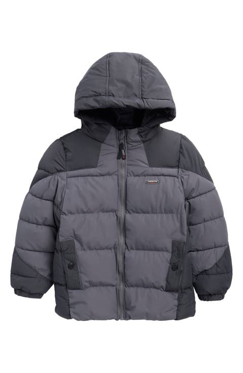 Kids' Colorblock Puffer Coat