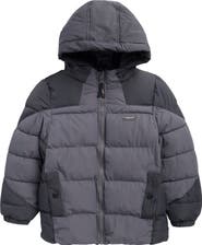 London Fog Kids' Colorblock Puffer Coat