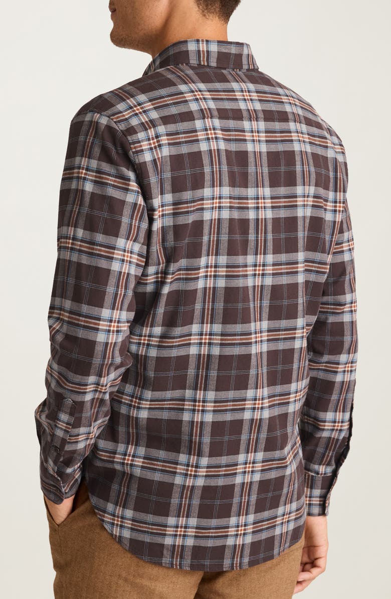 Bonobos Lightweight Stretch Flannel Button-Down Shirt, Alternate, color, Haroldon Plaid