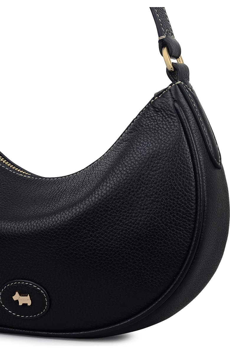 Radley Heath Crescent Small Zip Top Shoulder Bag, Alternate, color, Black