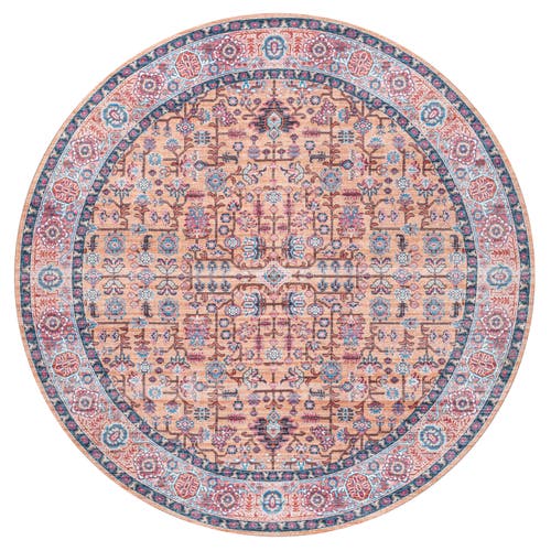 Jonathan Y Kemer All-over Persian Machine-washable Area Rug In Red/blue