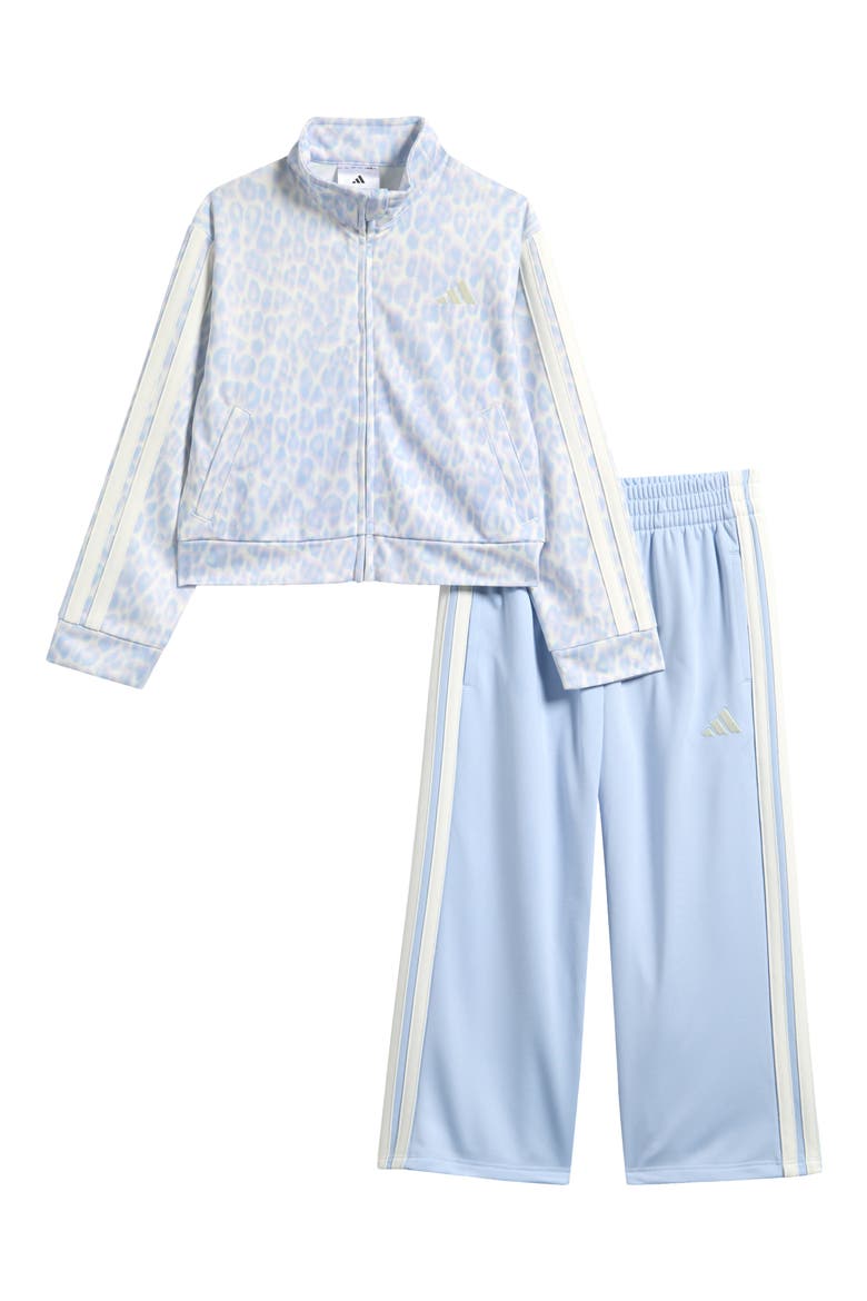 Kids' Recycled Polyester Track Jacket & Pants Set, Main, color, CRYSTAL SKY