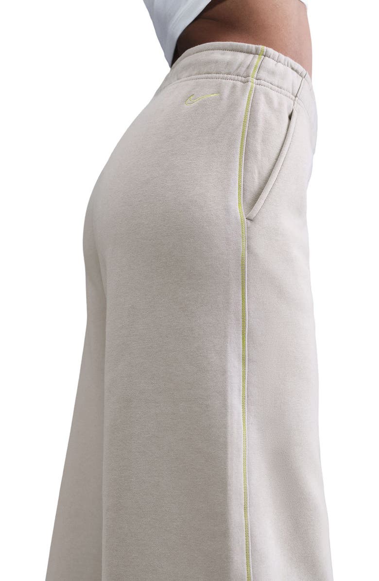 Nike Sportswear Phoenix High Waist Flare Leg Sweatpants, Alternate, color, Grey