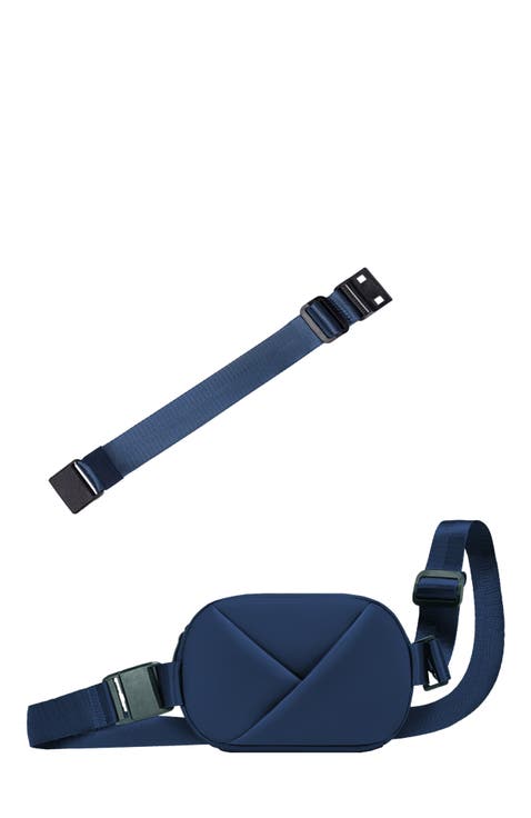 Origami Sling Belt Bag With Extender Strap