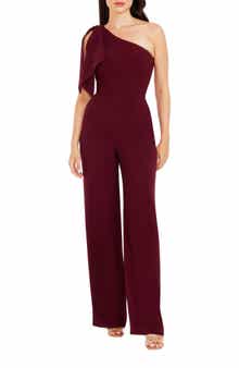 Dress the Population Tiffany One-Shoulder Jumpsuit