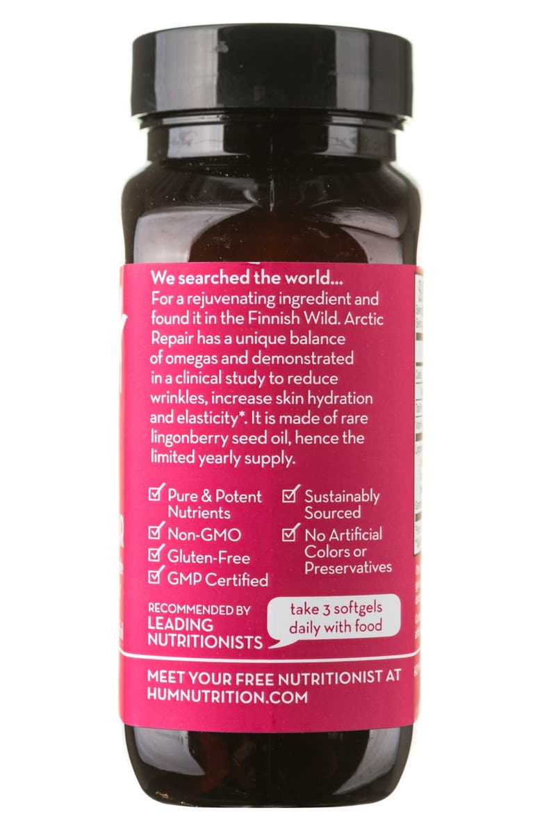 Hum Nutrition Arctic Repair Supplement for Fine Lines and Wrinkles, Alternate, color, 