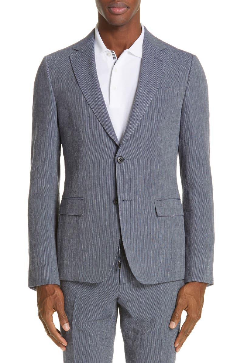 Z Zegna D8 Seersucker Suit, Main, color, 