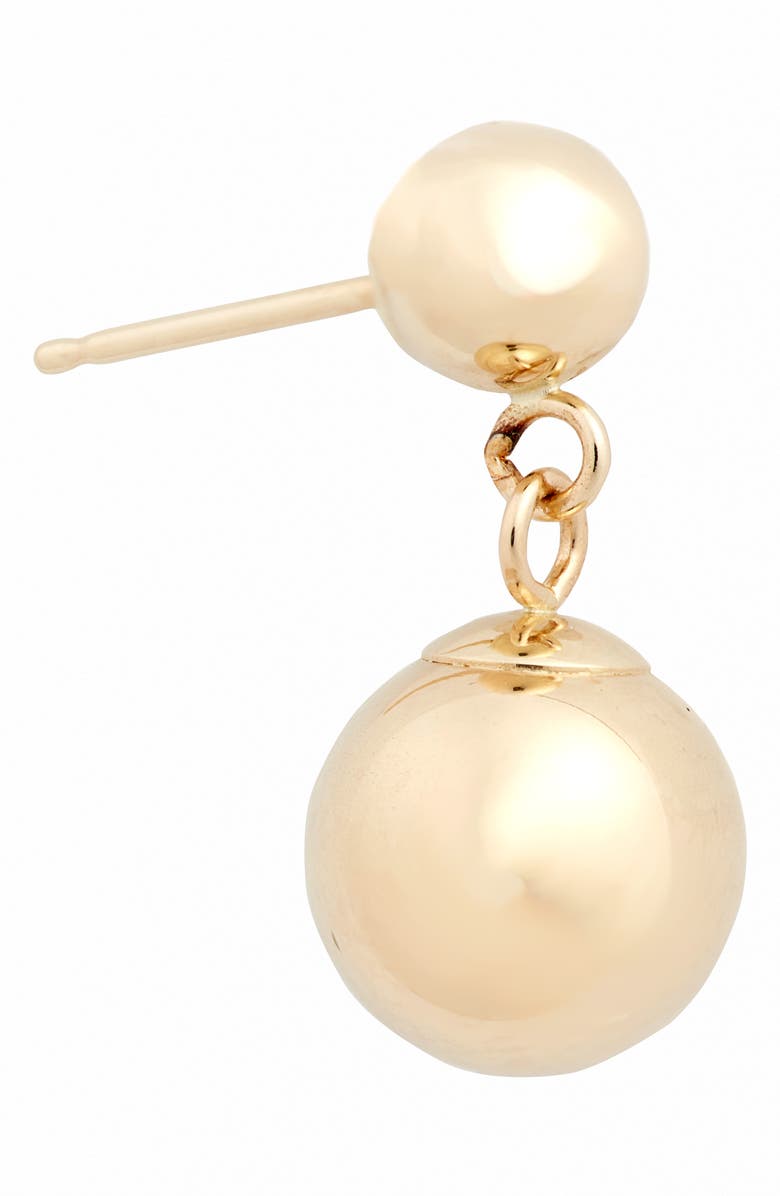 Poppy Finch Double Gold Ball Earrings, Alternate, color,