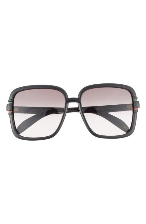 59mm Square Fashion Sunglasses