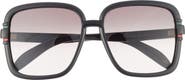 Gucci 59mm Square Fashion Sunglasses