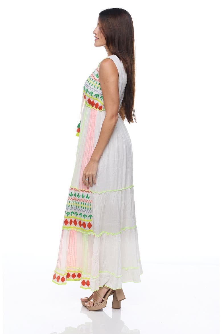 Floral Cotton Sundress, Alternate, color, GREEN MULTI
