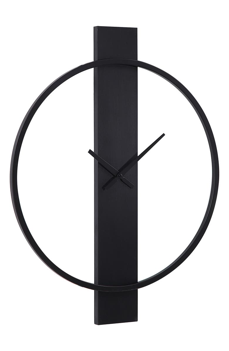 Renwil Romane Iron Wall Clock, Main, color,