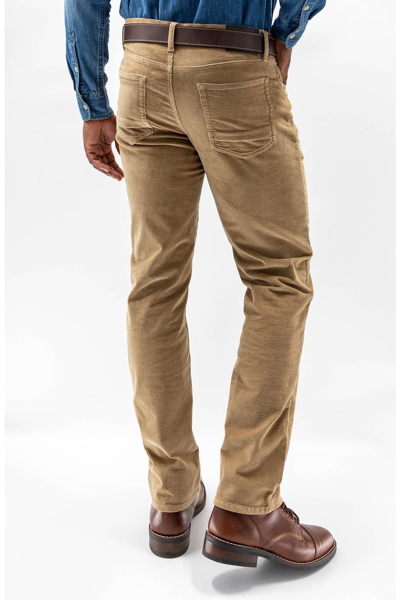 Stretch Corduroy Five Pocket Pants, Alternate, color, KHAKI