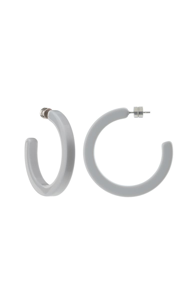 MACHETE Midi Hoops, Alternate, color, Light Grey