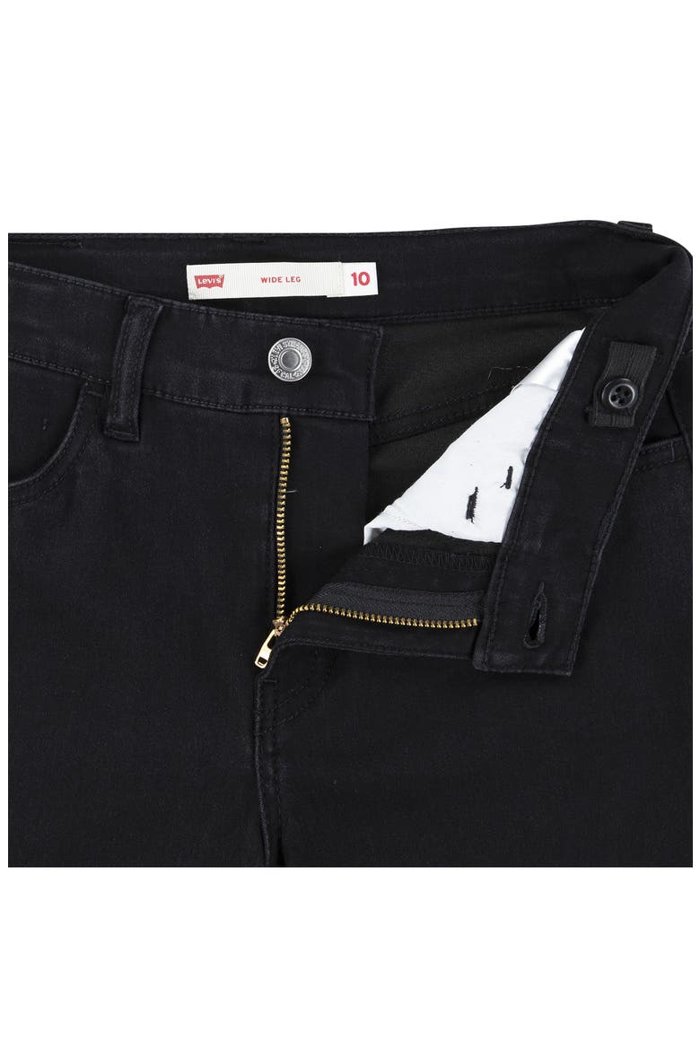Kids' Wide Leg Jeans, Alternate, color, BLACK