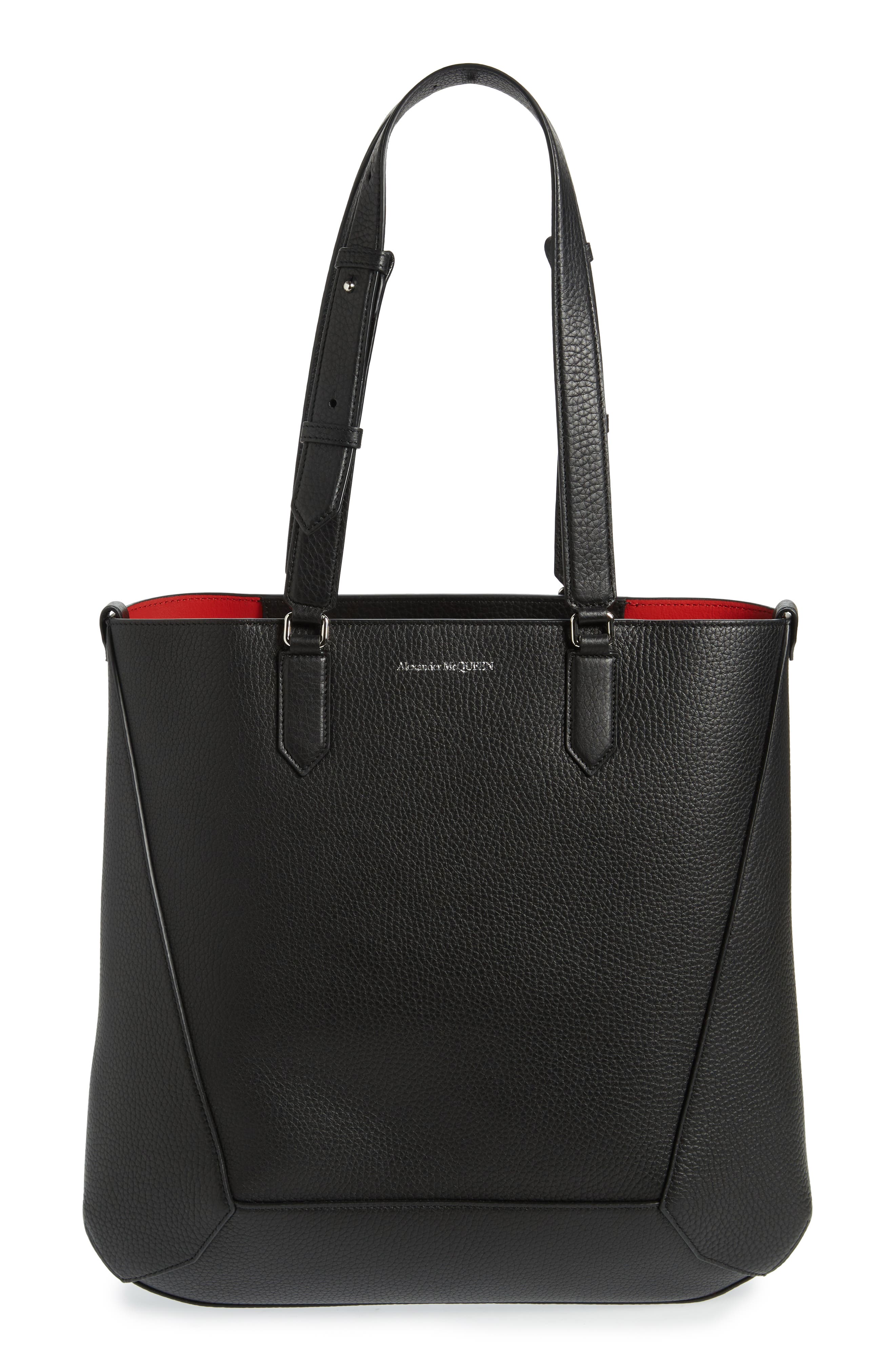 McQueen Medium The Edge Leather Tote