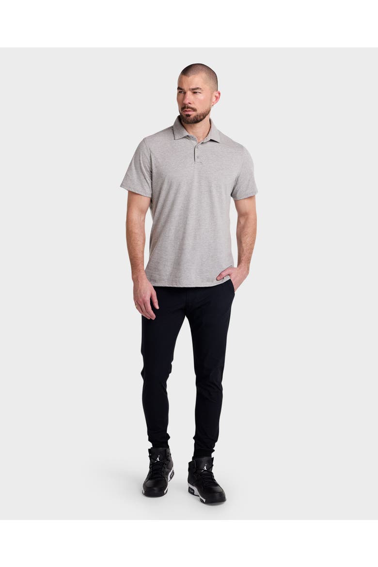 Perfect Polo  Supima, Main, color, Heather Grey