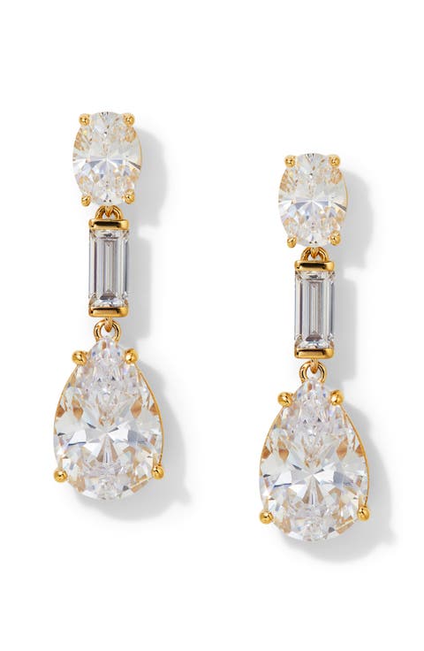 Delphine Triple Drop Earrings