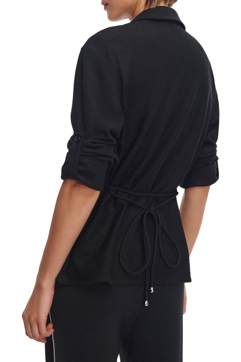 Sonny Wool Shirt, Alternate, color, BLACK