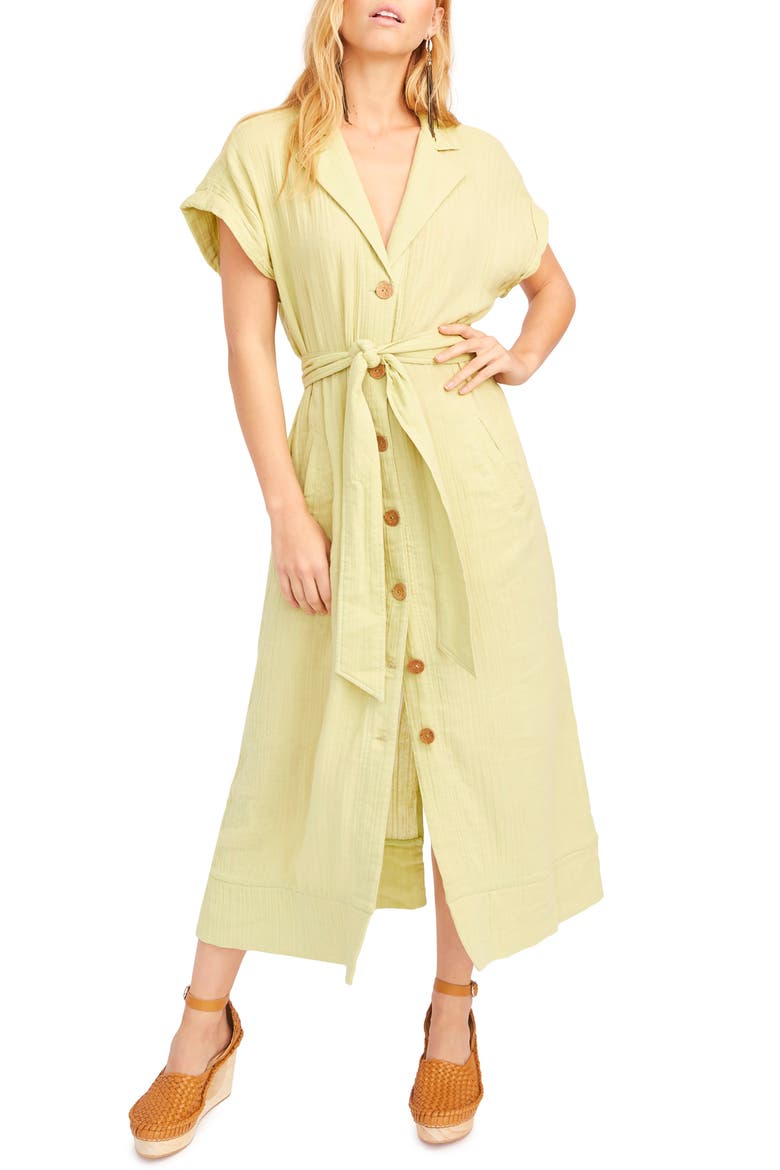 Endless Summer by Free People Soaking Up Summer Maxi Dress, Main, color, GREEN