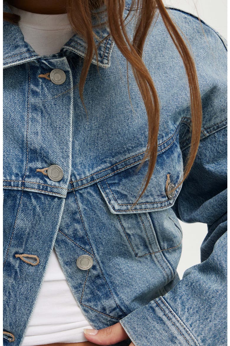 Women's Original Denim Jacket, Alternate, color, Sunset Blue