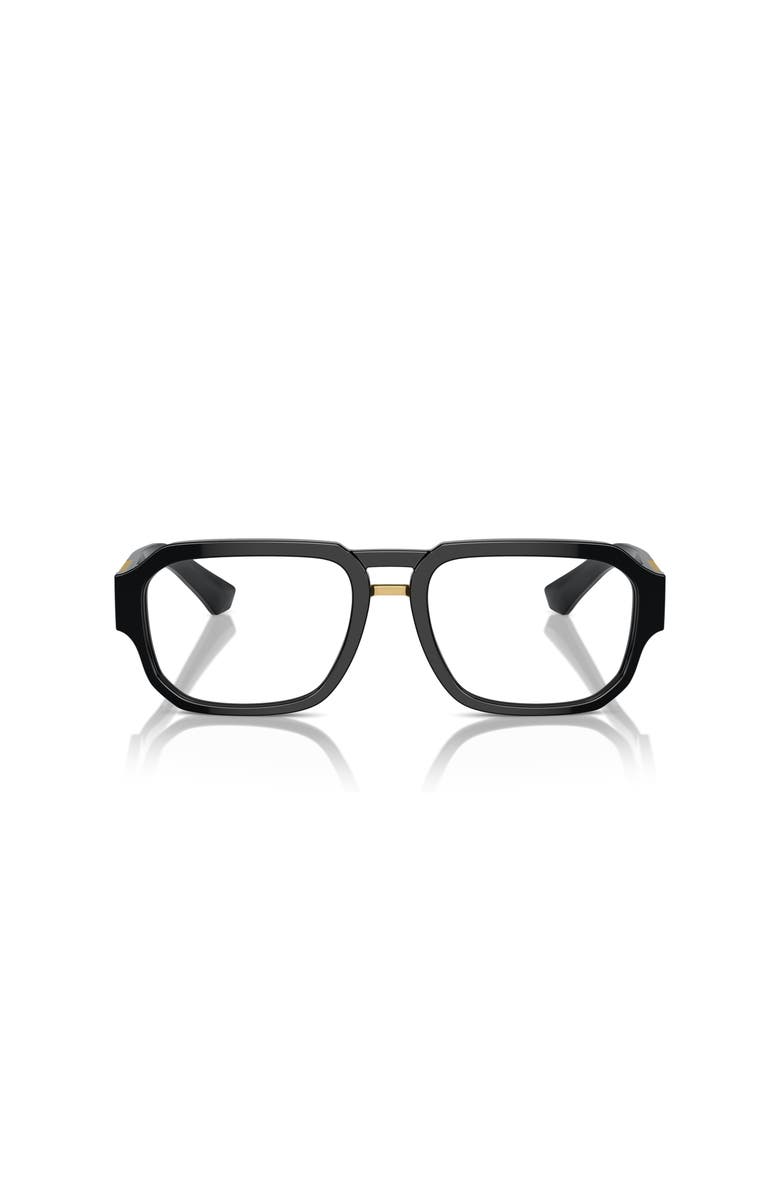 Dolce&Gabbana 55mm Pilot optical glasses, Alternate, color, Black