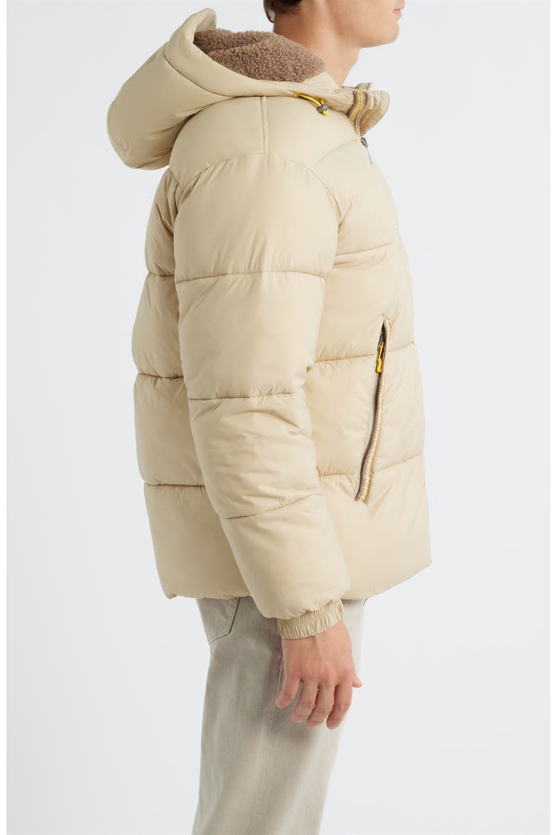 Xayden UGGbraid Quilted Puffer Jacket, Alternate, color, MUSTARD SEED / SUMMER WHEAT