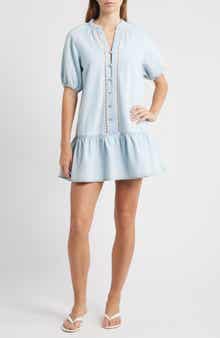 WAYF Joan Denim Minidress