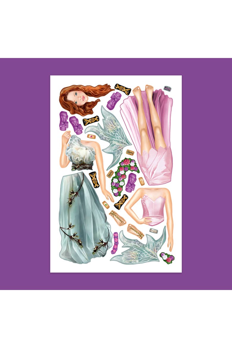 Color & Sticker Book, Alternate, color, Purple