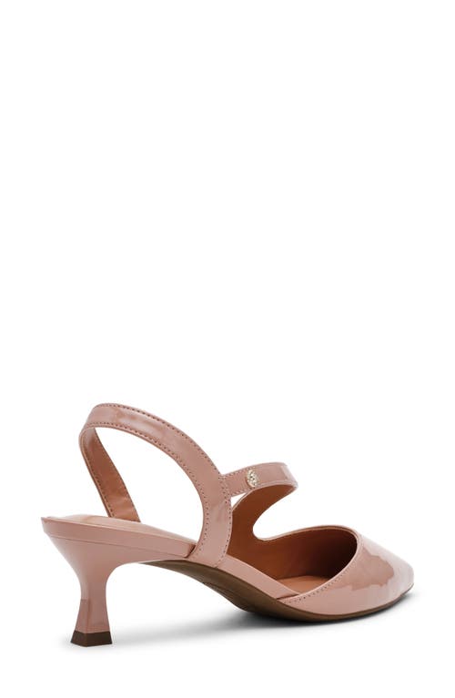 Anne Klein Iman Pointed Toe Slingback Pump In Pink