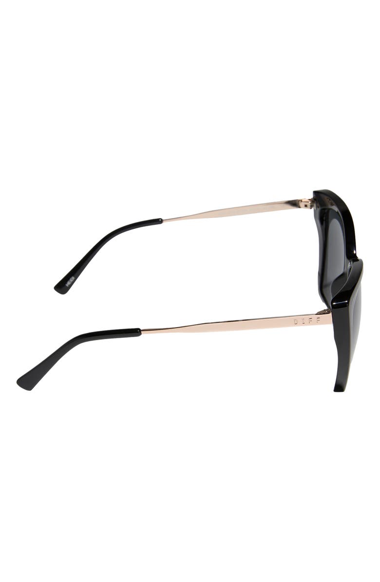 DIFF Heidi 56mm Cat Eye Bifocal Reading Sunglasses Glasses, Alternate, color, Black