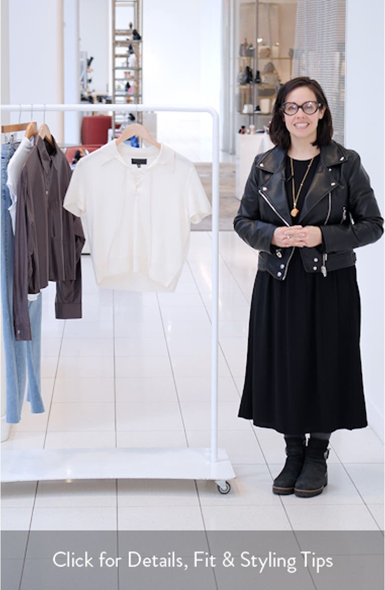 Magdalena Cashmere Polo Sweater, sales video thumbnail