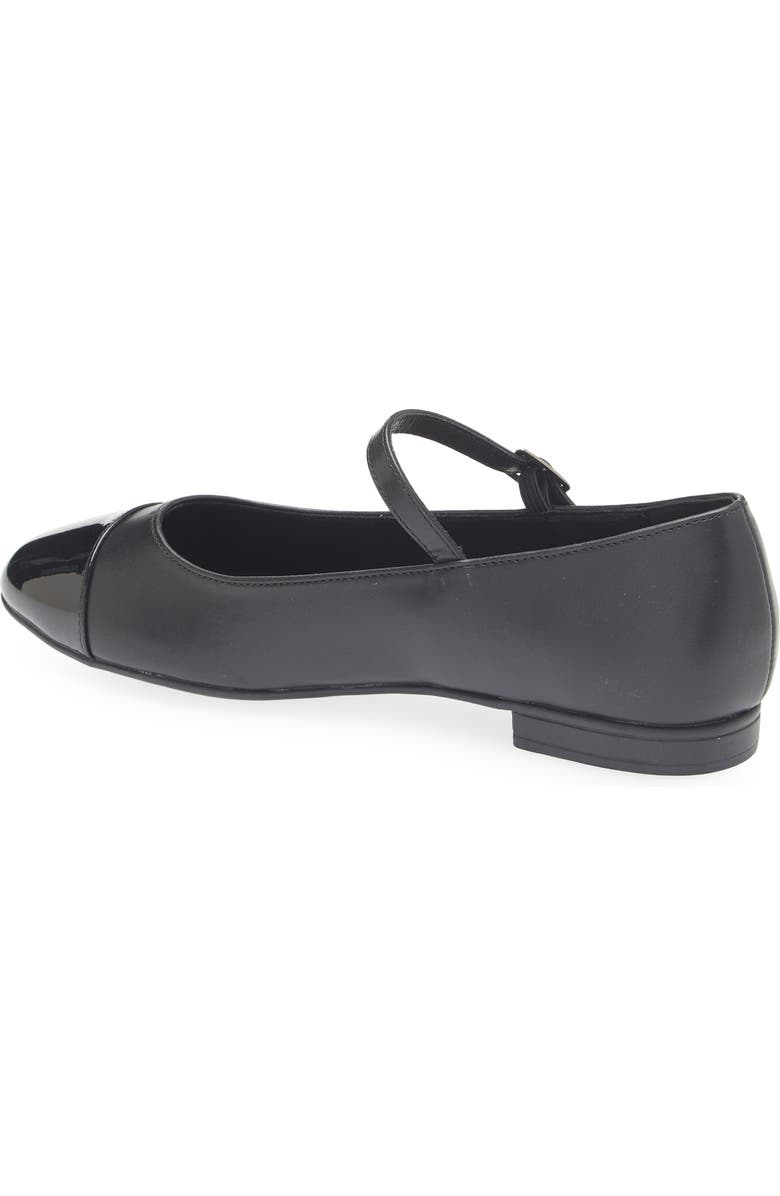 T Tahari Loft Cap Toe Mary Jane Flat, Alternate, color,