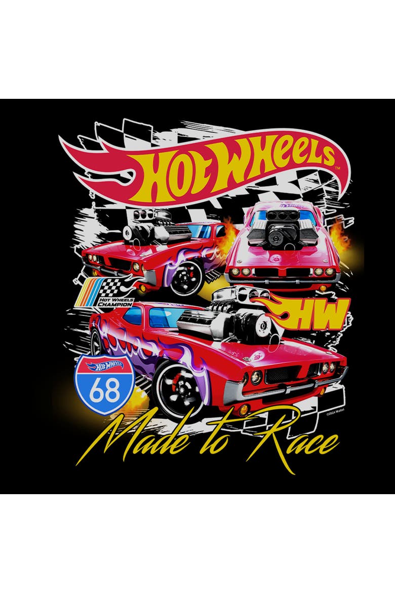 Boy's Hot Wheels Rodger Dodger Made to Race  Graphic T-Shirt, Alternate, color, Black