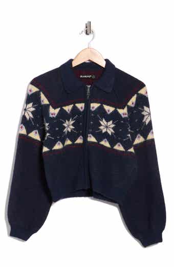 BLANKNYC Zip-Up Sweater