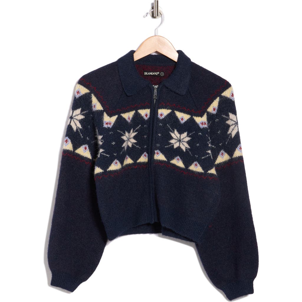 Blanknyc Zip-up Sweater