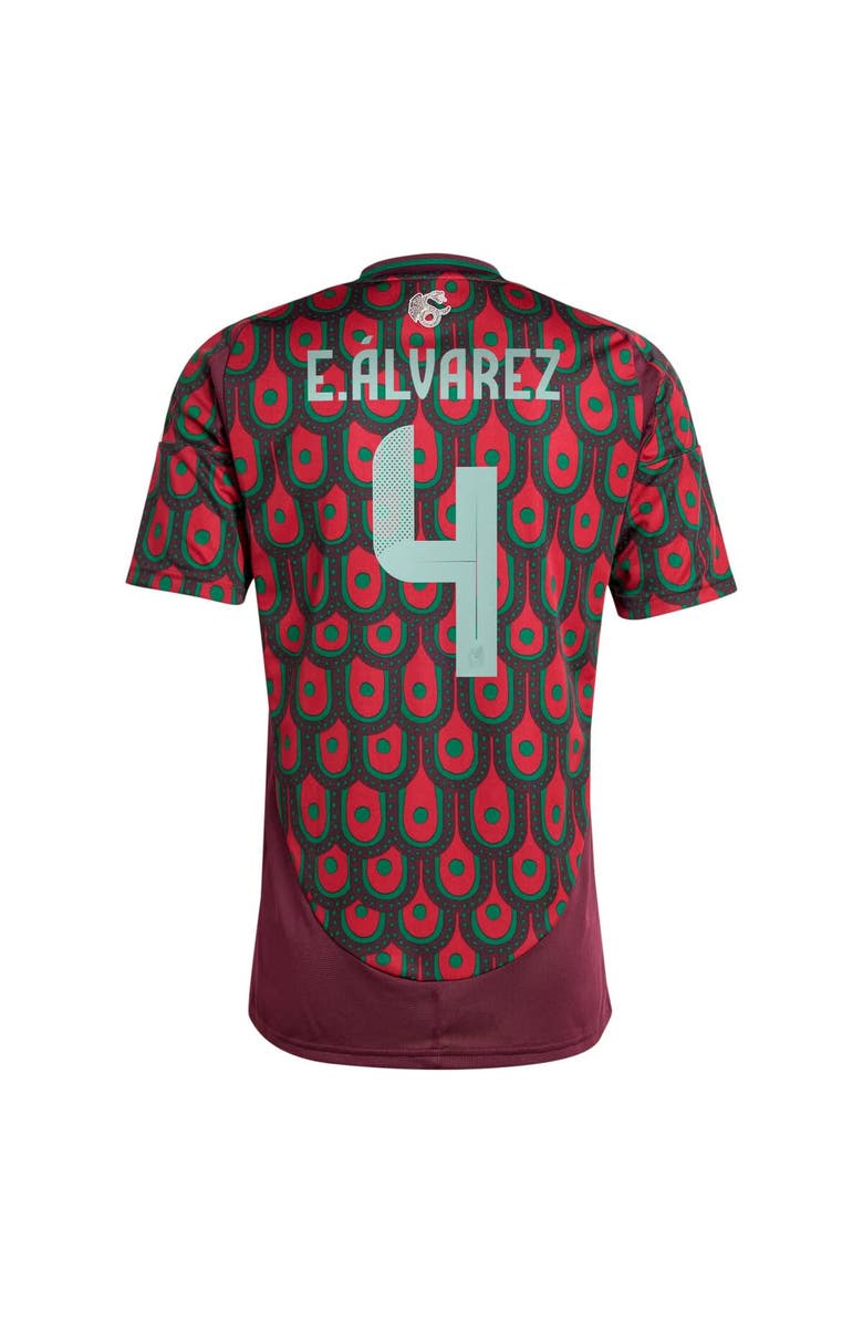 adidas Men's adidas Edson Alvarez Burgundy Mexico National Team 2024 Home Replica Player Jersey, Alternate, color, 