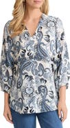 Jones New York Paisley Print Top