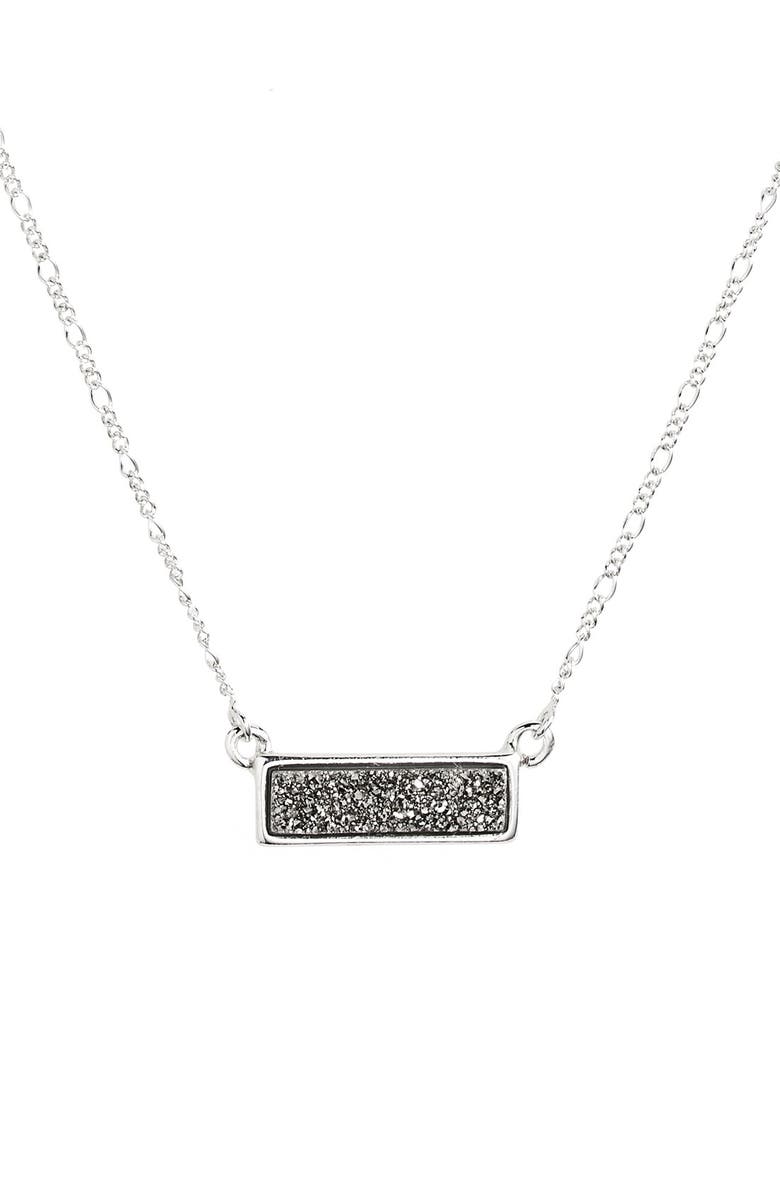 Marcia Moran Drusy Pendant Necklace, Main, color,