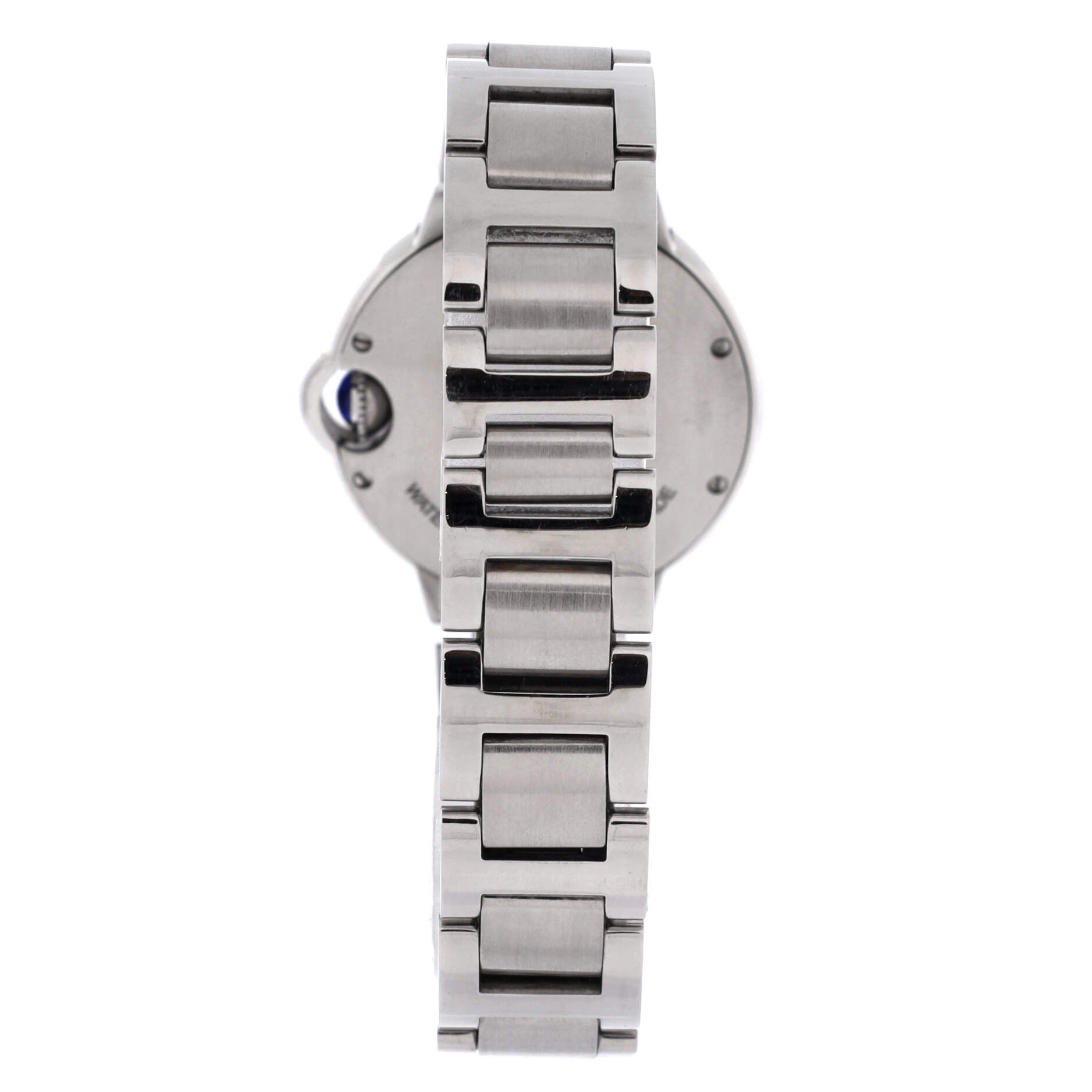Ballon Bleu de Cartier Automatic Watch Stainless Steel 33, Alternate, color, Metallic Silver