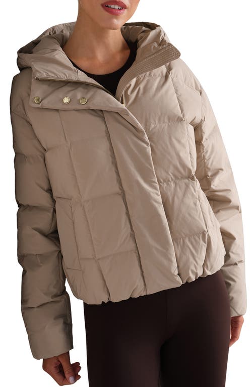 Rhone Powder 650 Fill Power Down Puffer Jacket In Brown