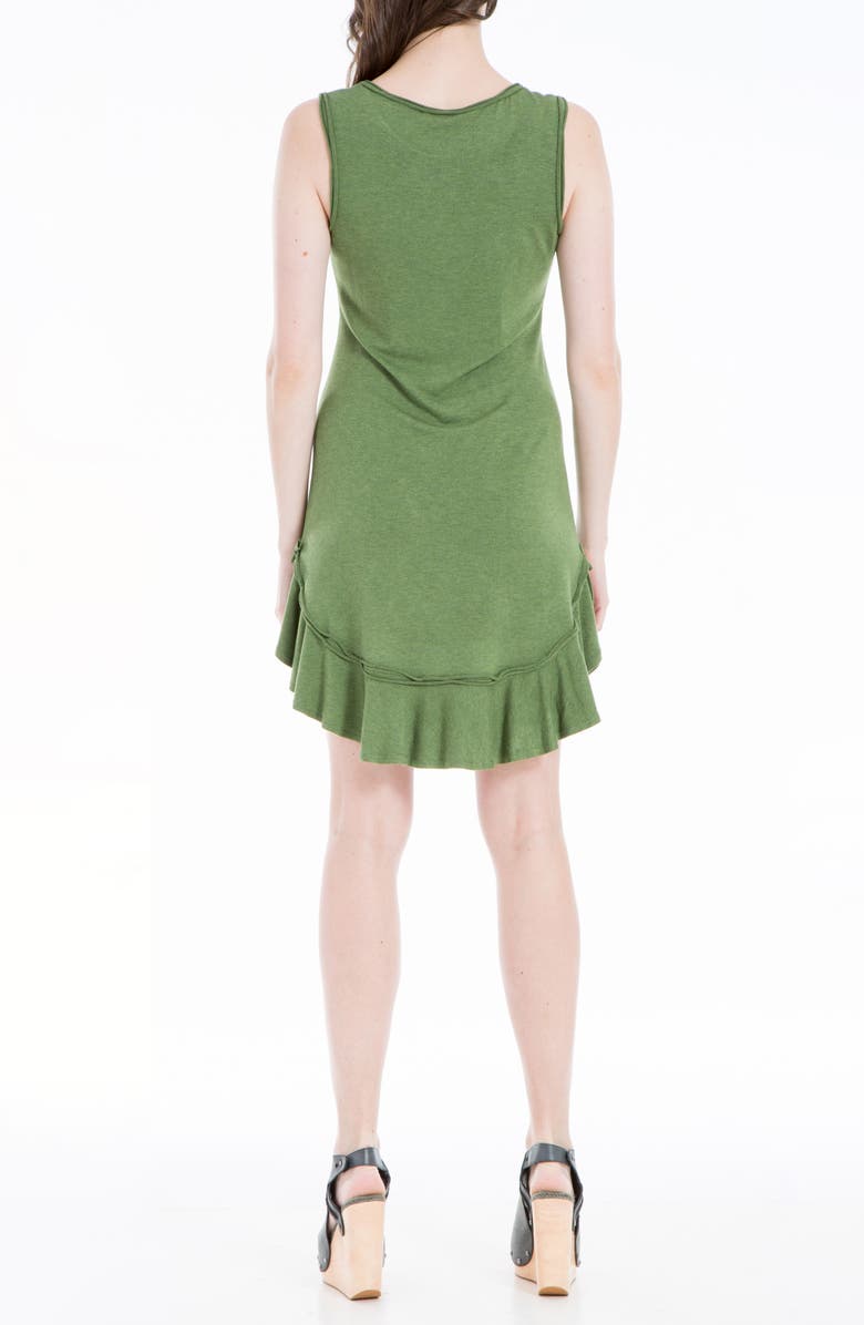 MAX STUDIO Sleeveless Ruffled Hem Dress, Alternate, color, 