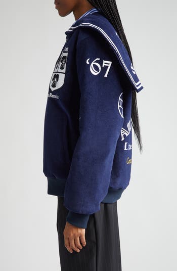 Corduroy Varsity Jacket
