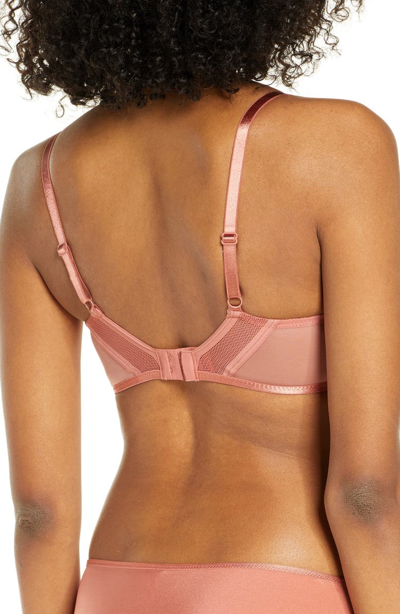 Chantelle Lingerie Wagram Unlined Lace Plunge Bra, Alternate, color, 