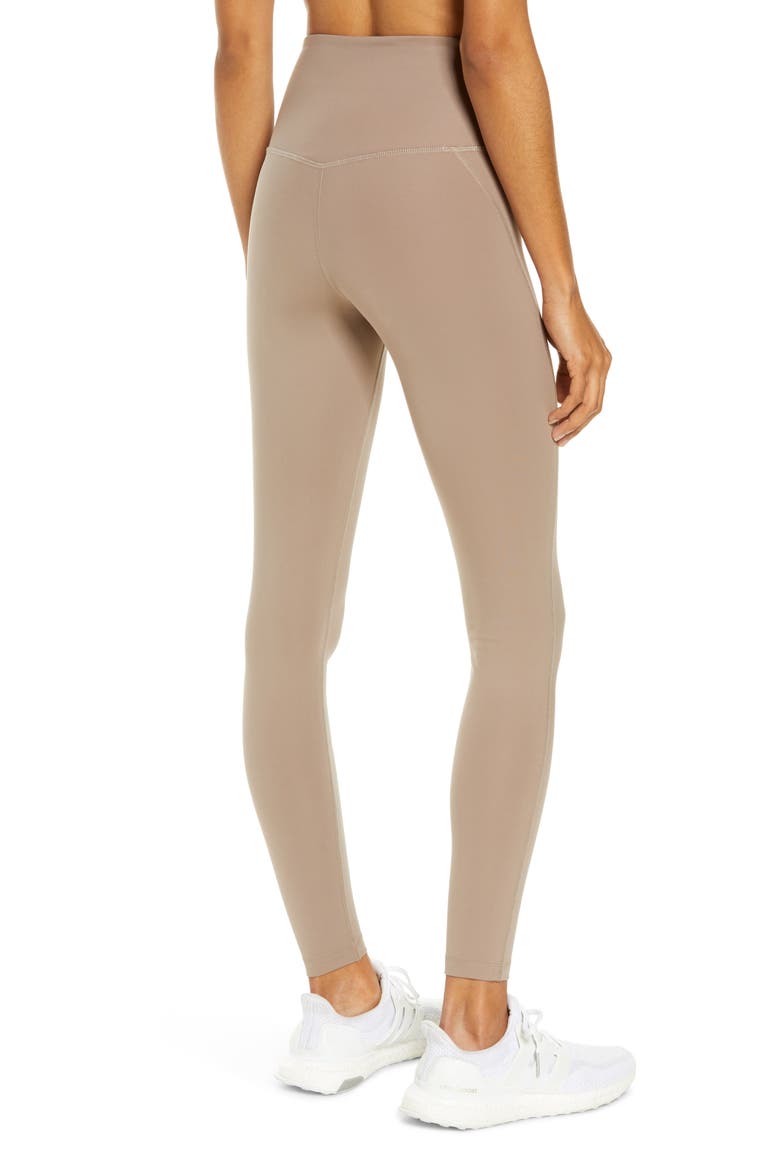 High Waist Full Length Leggings, Alternate, color, LIMESTONE