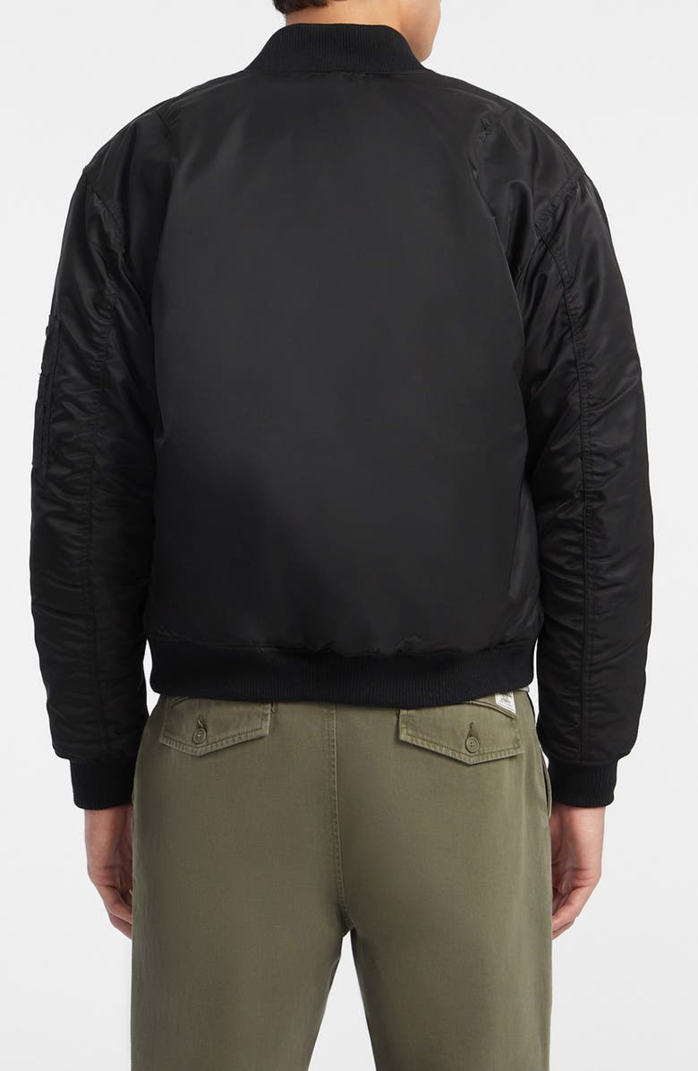 GUESS JEANS Water Repellent Bomber Jacket, Alternate, color, Jblk