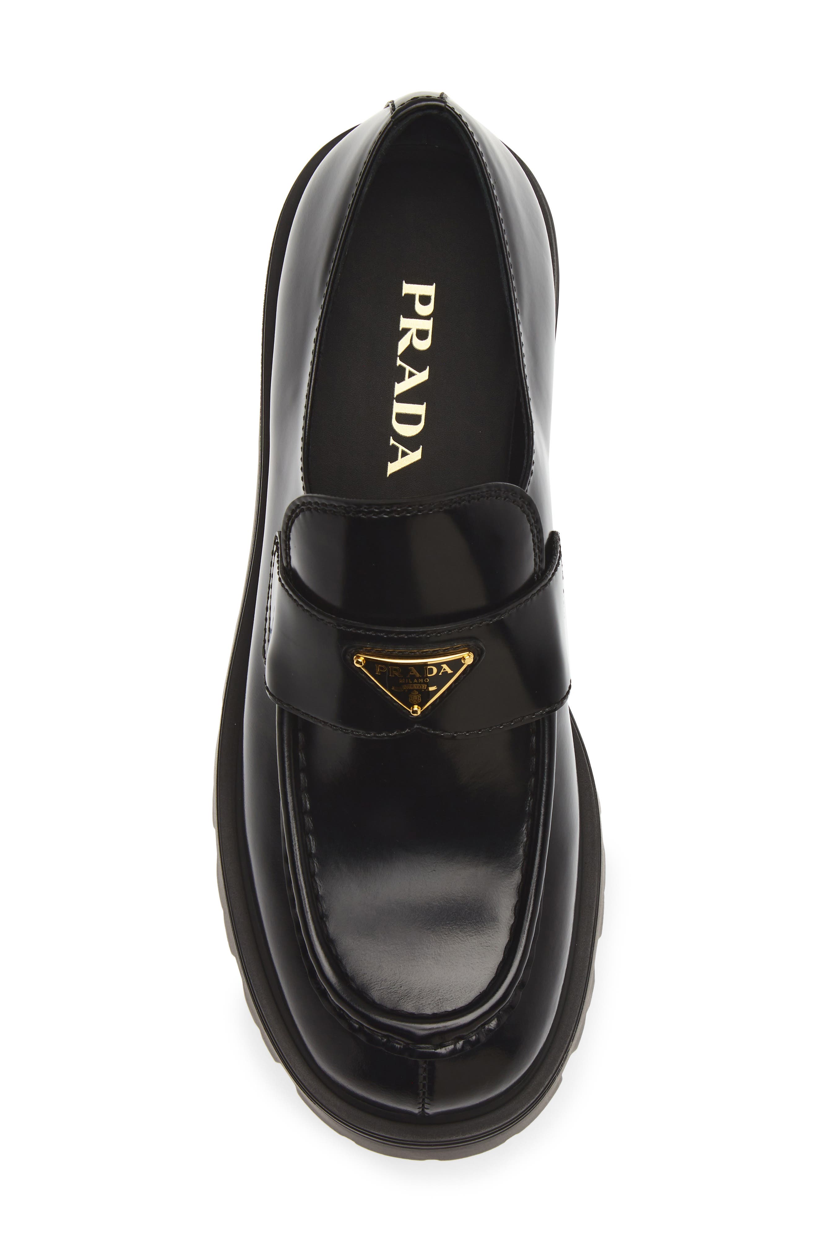 Lug Sole Platform Loafer, Alternate, color, NERO